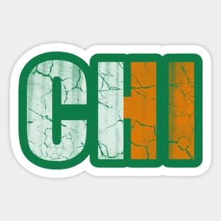 Chi Chicago Irish Sticker